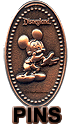 WDI Pressed Penny Style Pin! Mickey