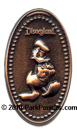 WDI Pressed penny style pin Donald