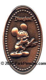 WDI Pressed penny style pin Mickey