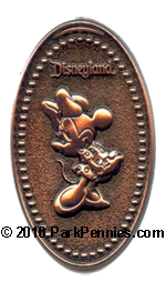 WDI Pressed penny style pin Minnie
