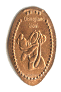 DR0005 Disneyland Hotel Pressed Penny, Pluto