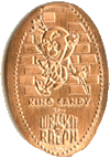 WDW King Candy pressed penny