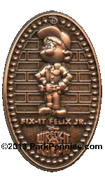Wreck It Ralph's Fix It Felix Jr. pressed penny pin