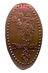 Picture of Disneyland souvenir EngineEar Mickey pressed penny - elongated coin