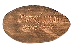 DL0367r DISNEYLAND  ®  RESORT, MICKEY MOUSE pressed penny reverse. 
