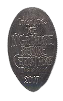 Larger pressed penny image. Select FRAMES ON at the bottom of most pages or CTRL click to open in a new tab. Default is a pop-up window!