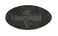 DL0675-677r DISNEYLAND  ®  PARK with  snowflake and holly leaf souvenir pressed nickel reverse. 