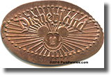 The DL0005 Mickey Mouse Rays or Sunburst pressed coin image