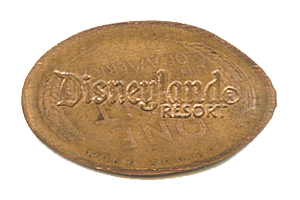 Mickey Mouse Coin  pressed penny number DL0521r