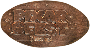 Pixar Fest pressed coin stampbacks DL0684-689
