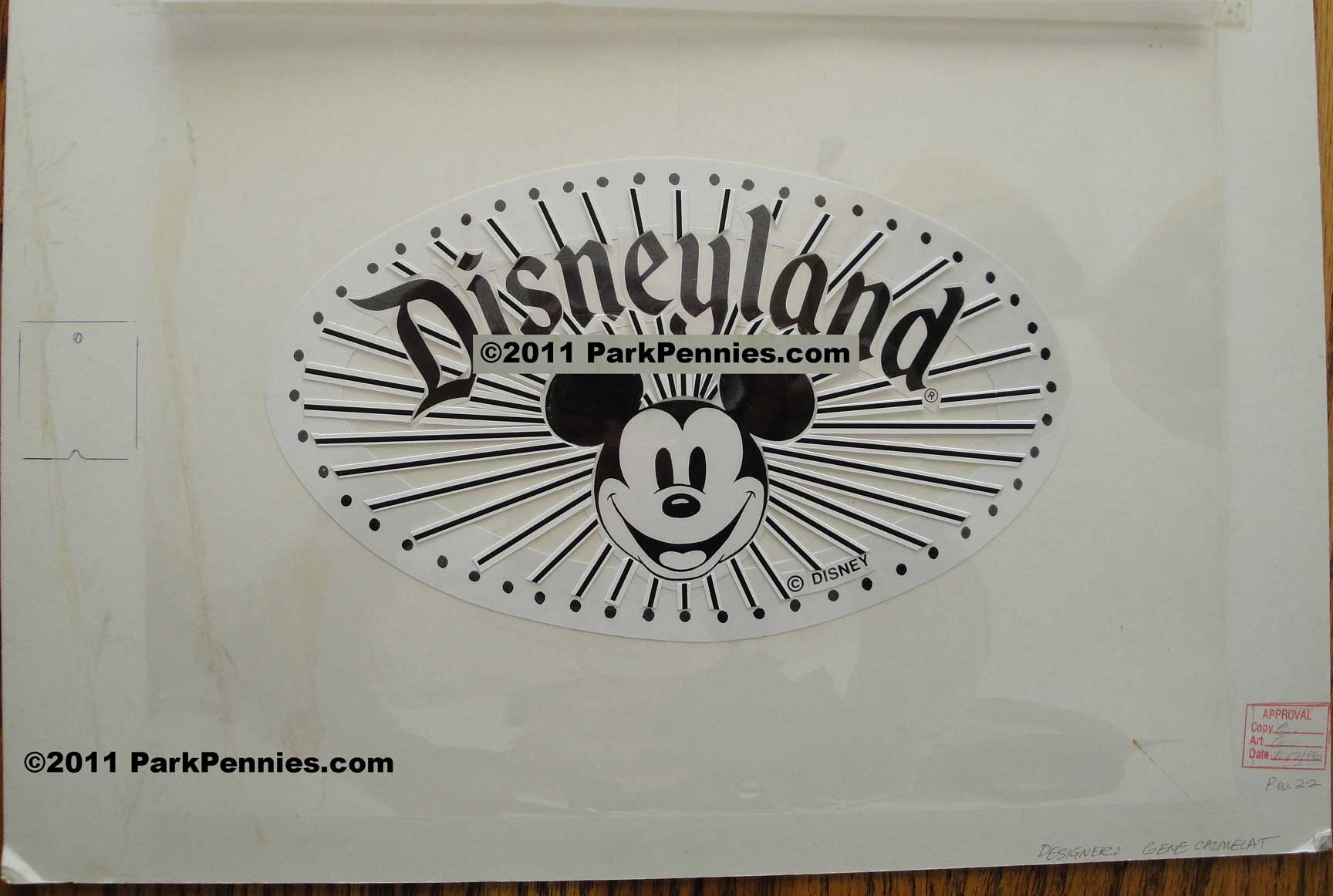 Disneyland Pressed Penny Guide DL1-25