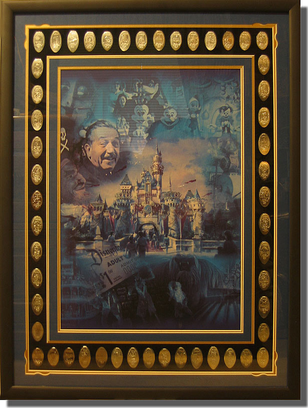 Magical Milestones framed steel pressed penny set