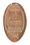 1956 Tom Sawyer's Island Opens elongated or pressed coins 