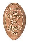 1966 New Orleans Square Opens pressed penny or elongated coin 