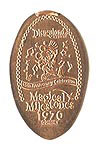 1970 Disneyland's 15th Anniversary pressed penny or elongated coin 