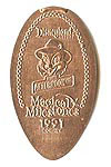 1991 Disney Afternoon Avenue Opens pressed penny or elongated coin 