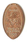 2003 Pirates of the Caribbean Premires at Disneyland  pressed penny or elongated coin 