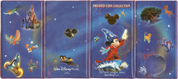 Walt Disney World Pressed Pennies and Books