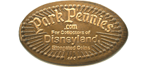Disneyland pressed pennies image - 11714 Bytes