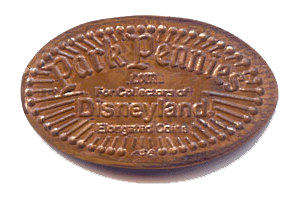 ParkPennies.com DW0028 toned pressed penny or elongated coin. For a mature, refined appearance.