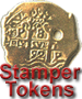 Piece of Eight Doubloon Stamper Medallion, Coin, Token